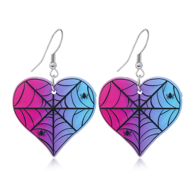 Wholesale Halloween Hand Bat Earrings